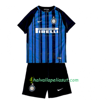 Jalkapallo Pelipaidat Inter Lasten Kotipaita 2017-2018 Lyhythihainen