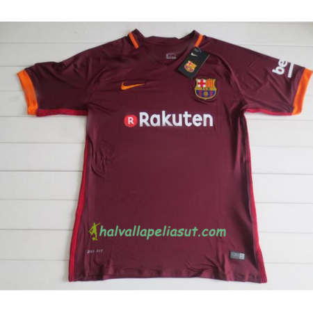 Jalkapallo Pelipaidat FC Barcelona 3 Paita 2017-2018 Lyhythihainen