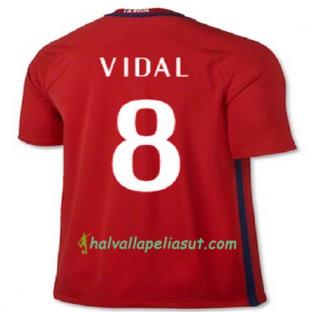 Jalkapallo Pelipaidat Chile VIDAL Kotipaita 2016/17 Lyhythihainen