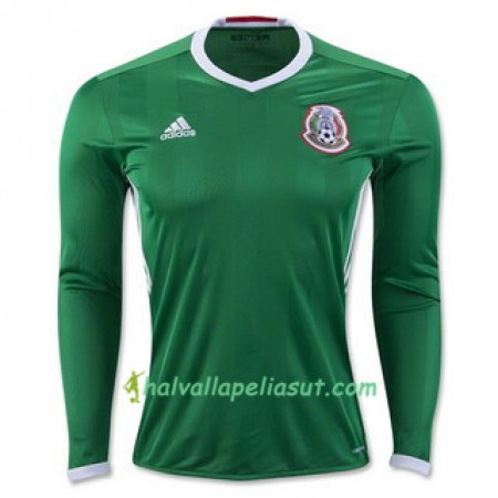Jalkapallo Pelipaidat Meksiko Kotipaita 2016/17 Pitkähihainen