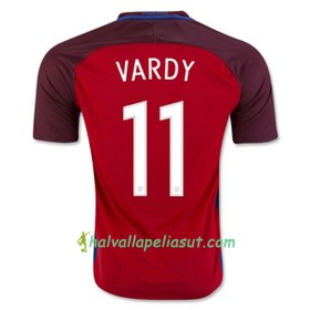Jalkapallo Pelipaidat Englanti VARDY Vieraspaita 2016/17 Lyhythihainen