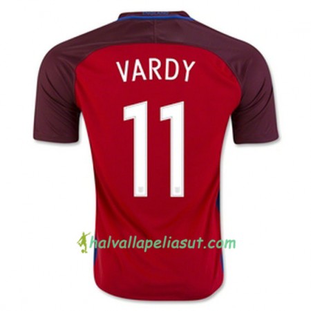 Jalkapallo Pelipaidat Englanti VARDY Vieraspaita 2016/17 Lyhythihainen