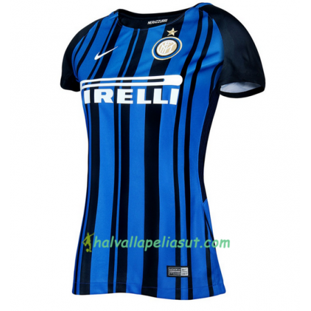 Jalkapallo Pelipaidat Inter Naisten Kotipaita 2017-2018 Lyhythihainen