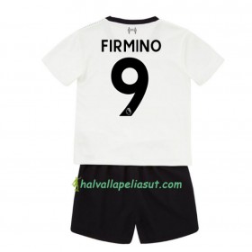 Jalkapallo Pelipaidat Liverpool Roberto Firmino 9 Lasten Vieraspaita 2017-2018 Lyhythihainen