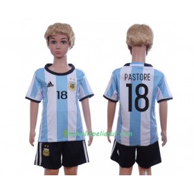 Jalkapallo Pelipaidat Argentiina Pastore 18 Lasten Kotipaita 2016 Lyhythihainen
