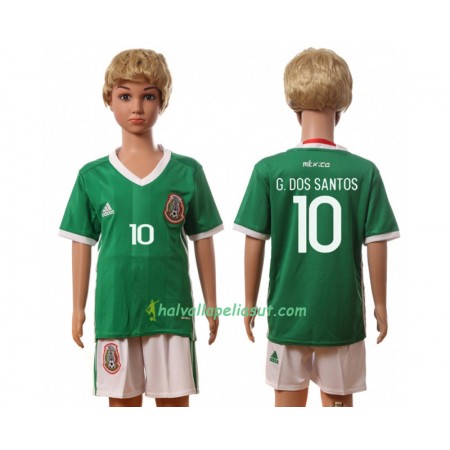 Jalkapallo Pelipaidat Meksiko G.Dos Santos 10 Lasten Kotipaita 2016 Lyhythihainen