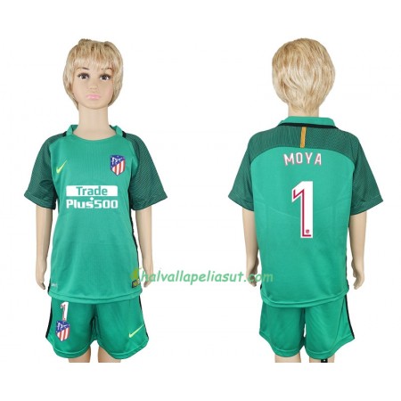 Jalkapallo Pelipaidat Atlético Madrid  Miguel Angel Moya 1 Maalivahti Lasten Kotipaita 2017-2018 Lyhythihainen