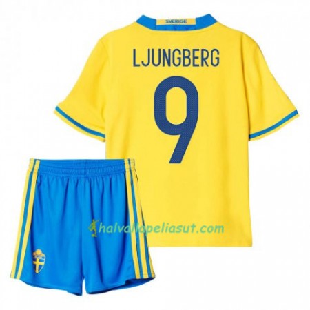 Jalkapallo Pelipaidat Ruotsi Ljungberg 9 Lasten Kotipaita 2016 Lyhythihainen