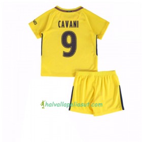 Jalkapallo Pelipaidat Paris SG Edinson Cavani 9 Lasten Vieraspaita 2017-2018 Lyhythihainen
