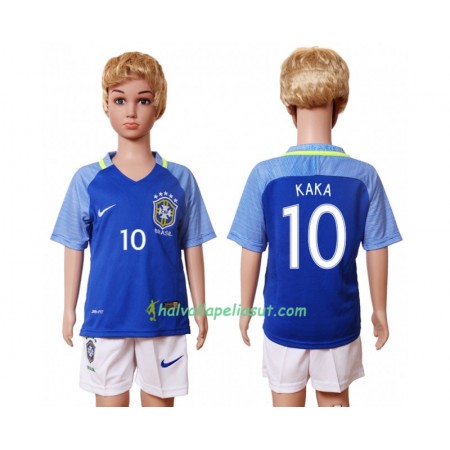 Jalkapallo Pelipaidat Brasilia Kaka 10 Lasten Kotipaita 2016 Lyhythihainen