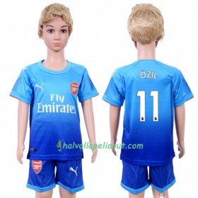Jalkapallo Pelipaidat Arsenal Mesut Ozil 11 Lasten Vieraspaita 2017-2018 Lyhythihainen