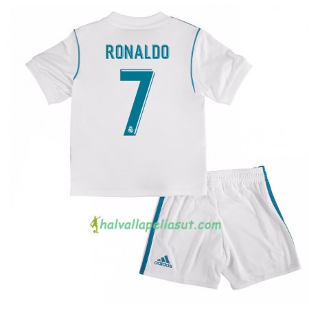 Jalkapallo Pelipaidat Real Madrid Cristiano Ronaldo 7 Lasten Kotipaita 2017-2018 Lyhythihainen