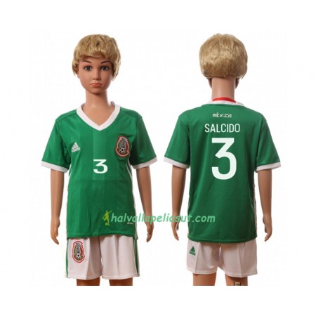 Jalkapallo Pelipaidat Meksiko Salcido 3 Lasten Kotipaita 2016 Lyhythihainen