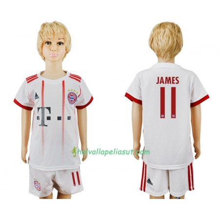 Jalkapallo Pelipaidat FC Bayern München James Rodriguez 11 Lasten 3 Paita 2017-2018 Lyhythihainen