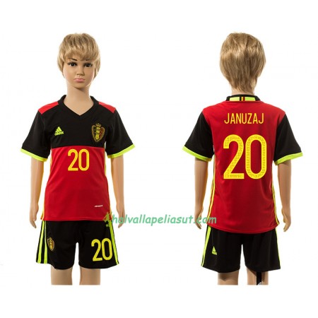 Jalkapallo Pelipaidat Belgia Januzaj 20 Lasten Kotipaita 2016 Lyhythihainen