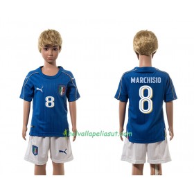 Jalkapallo Pelipaidat Italia Marchisio 8 Lasten Kotipaita 2016 Lyhythihainen