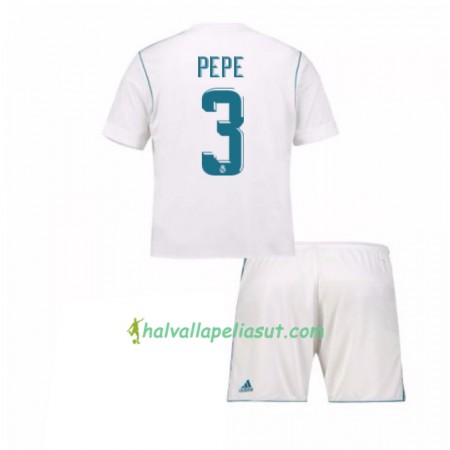 Jalkapallo Pelipaidat Real Madrid Pepe 3 Lasten Kotipaita 2017-2018 Lyhythihainen