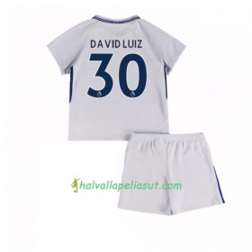 Jalkapallo Pelipaidat Chelsea David Luiz 30 Lasten Vieraspaita 2017-2018 Lyhythihainen