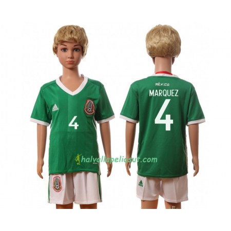 Jalkapallo Pelipaidat Meksiko Marquez 4 Lasten Kotipaita 2016 Lyhythihainen